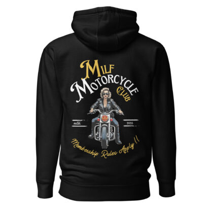 Milf Motor Cycle Hoodie.