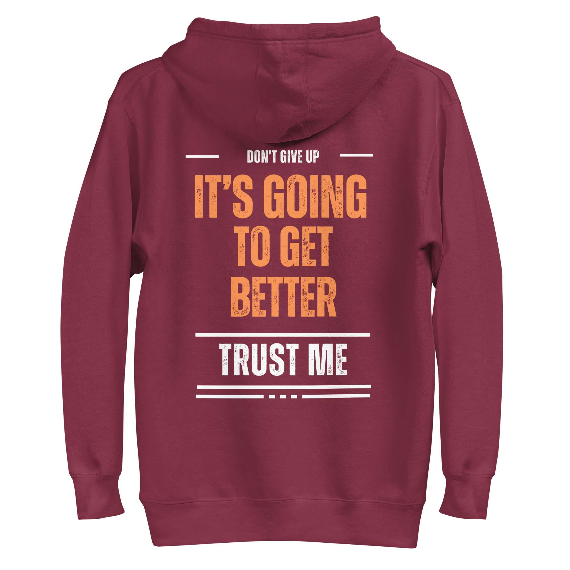Picture of a Red Hoodie top. wearable by men or women