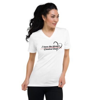 The World Greatest Dad - V-Neck Tee - Image 5