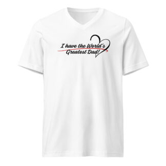 The World Greatest Dad - V-Neck Tee