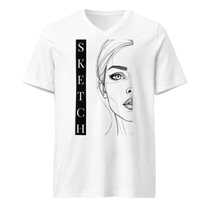 Sketch -  V-Neck T-Shirt - Image 3