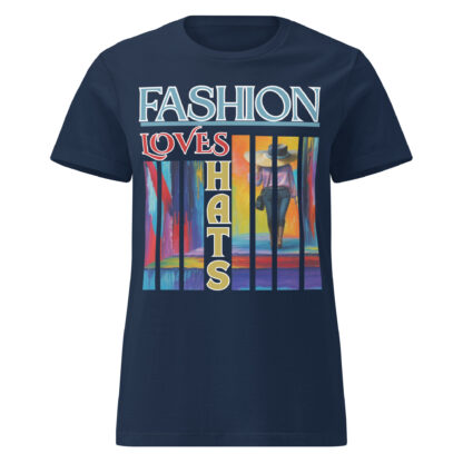 Fashion Loves Hats - T-Shirt - Image 3