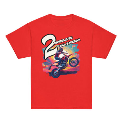 2 Wheels Is All I Need - T-shirt - Image 3