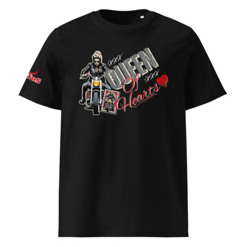 Queen Of Hearts - Biker T-Shirt