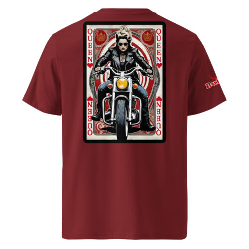 Queen Of Hearts - Biker T-Shirt