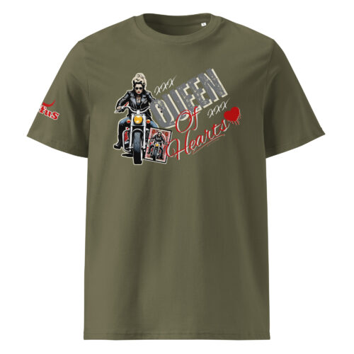 Queen Of Hearts - Biker T-Shirt