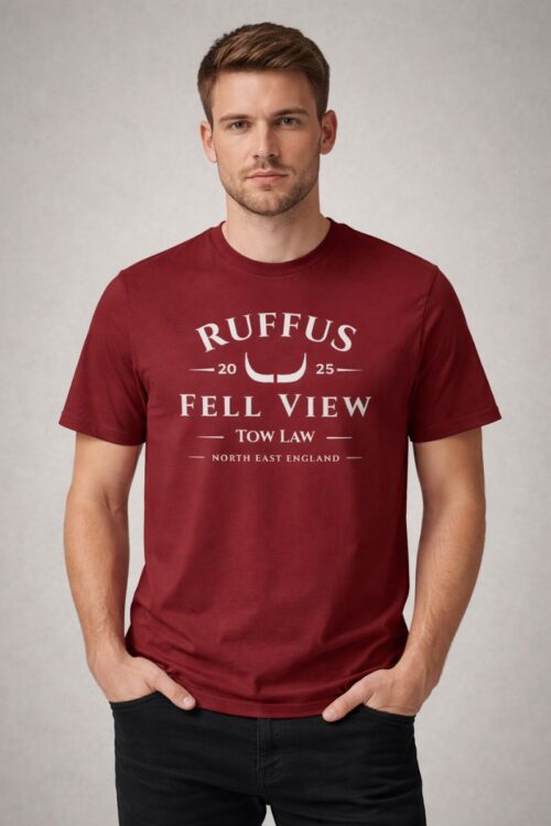 Ruffus Fell View Mens T-shirt design.