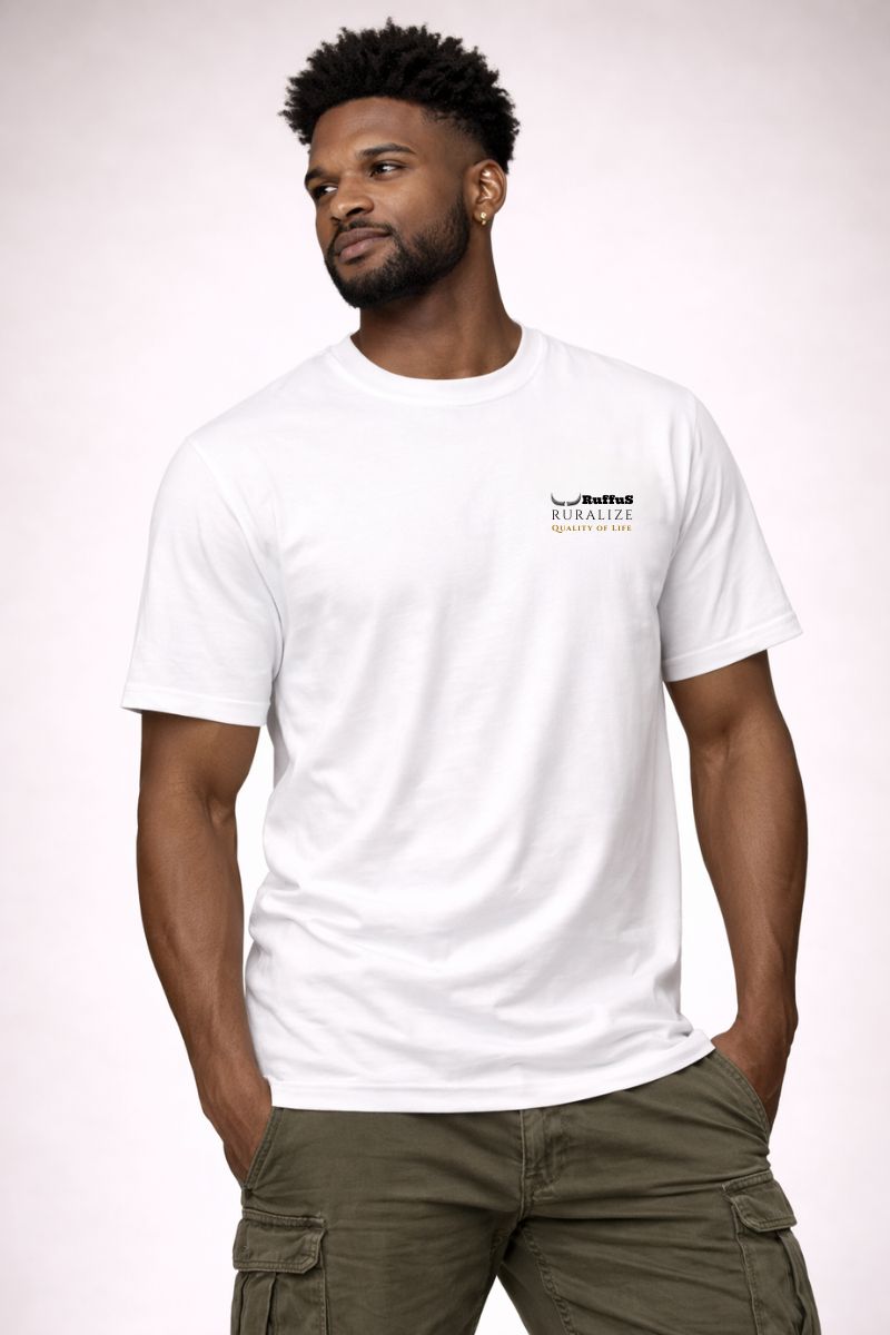Ruffus Ruralize White T-shirt