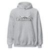 Ruffus Leisure Hoodie, branded hoodie. In grey.